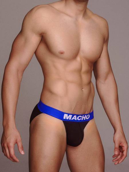 Slip Desportivo Macho Underwear MS079 Preto & Azul